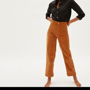 Everlane The Corduroy Wide-Leg Pant Brown Base - Size 14